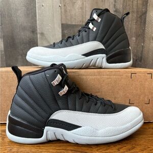Air Jordan 12 Baron Retro size 7.5 black/wolf grey-white Shoes (b-grade) AJ12